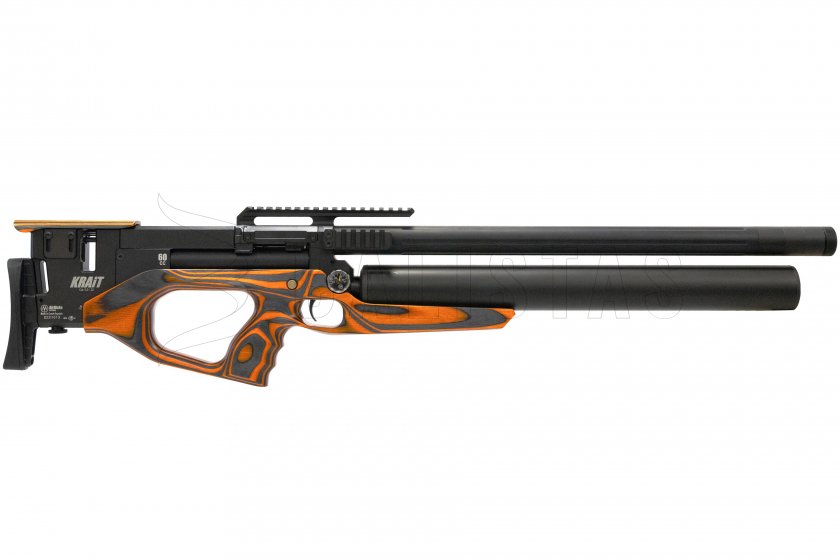 Carabina de aire comprimido AirMaks Krait WX Tubo 5,5mm Naranja Lamino