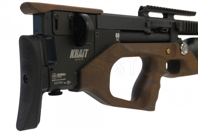 Carabina de aire comprimido AirMaks Krait WL 5,5mm Madera