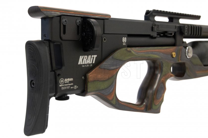 Carabina de aire comprimido AirMaks Krait WL 6,35mm Forest Lamino