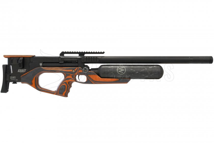 Carabina de aire comprimido AirMaks Krait WX 5,5mm Naranja Lamino