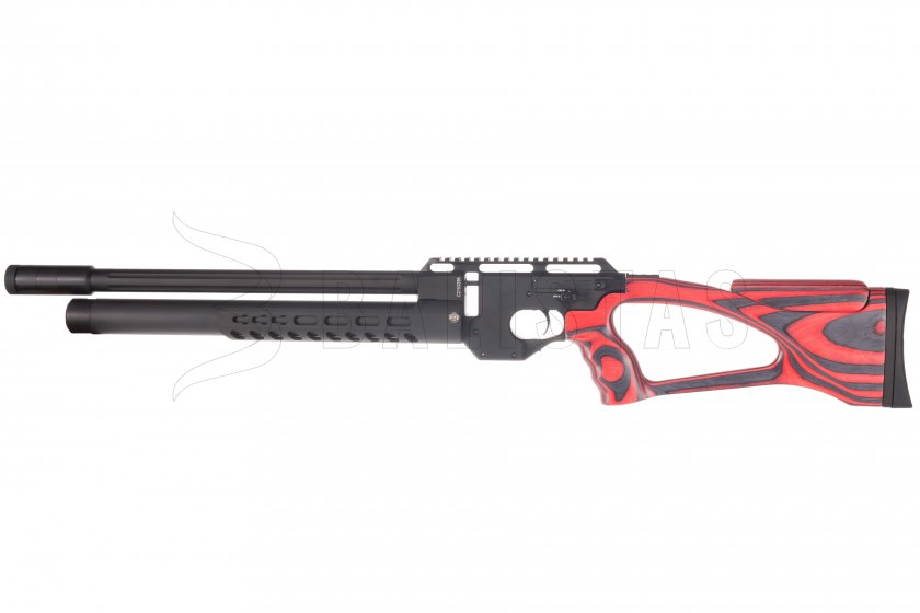 Carabina de aire comprimido AirMaks Katran W 5,5mm Rojo Lamino