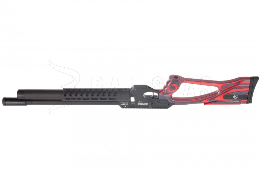 Carabina de aire comprimido AirMaks Katran W 5,5mm Rojo Lamino
