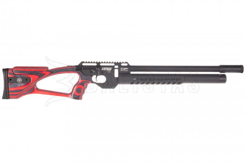 Carabina de aire comprimido AirMaks Katran W 5,5mm Rojo Lamino