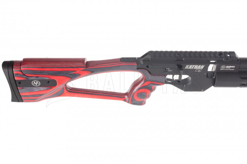 Carabina de aire comprimido AirMaks Katran W 5,5mm Rojo Lamino