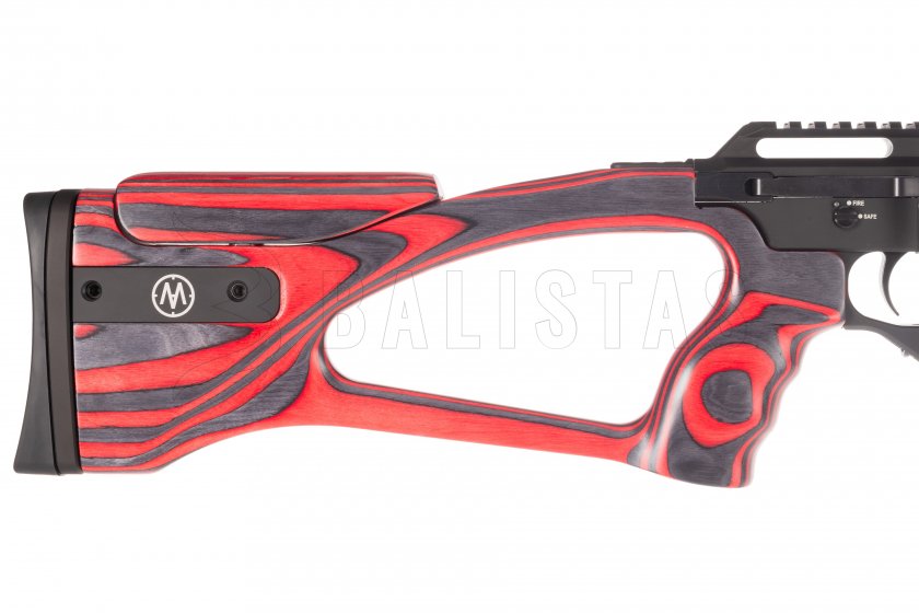 Carabina de aire comprimido AirMaks Katran W 5,5mm Rojo Lamino