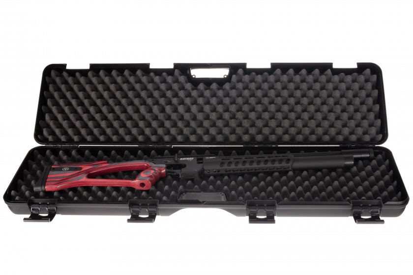 Carabina de aire comprimido AirMaks Katran W 5,5mm Rojo Lamino