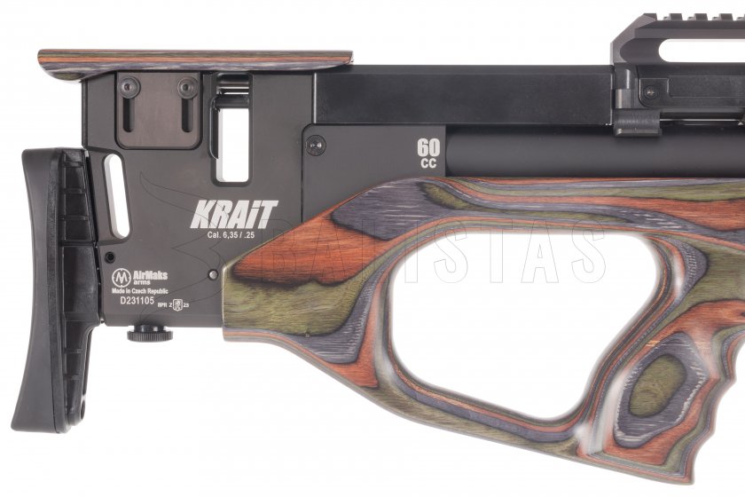 Carabina de aire comprimido AirMaks Krait WX 6,35mm Forest Lamino