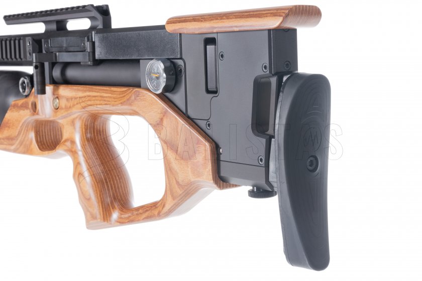 Carabina de aire comprimido AirMaks Krait WL 6,35mm Lamino Marrón Claro