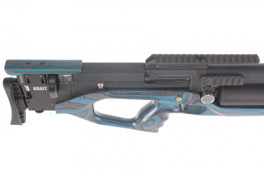 Carabina de aire comprimido AirMaks Krait W Tubo 5,5mm Azul Lamino