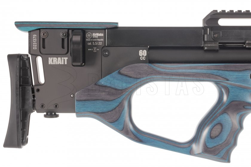 Carabina de aire comprimido AirMaks Krait W Tubo 5,5mm Azul Lamino