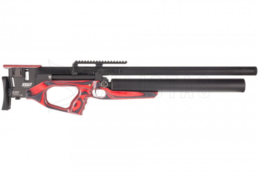 Carabina de aire comprimido AirMaks Krait WX Tubo 6,35mm Rojo Lamino