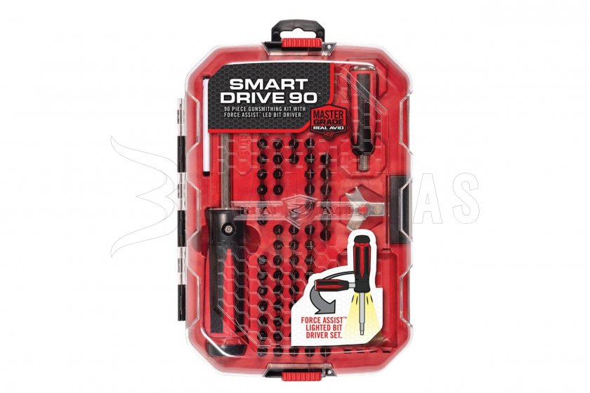 Juego de puntas con destornillador Real Avid Smart Drive 90