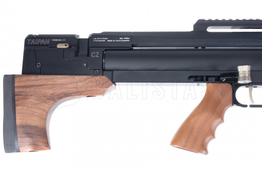 Carabina de aire comprimido Taipan Veteran II TAC 550mm 6,35mm Nogal (2024)