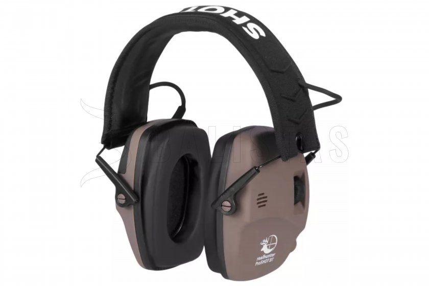 Auriculares RealHunter Active ProSHOT BT Marrones
