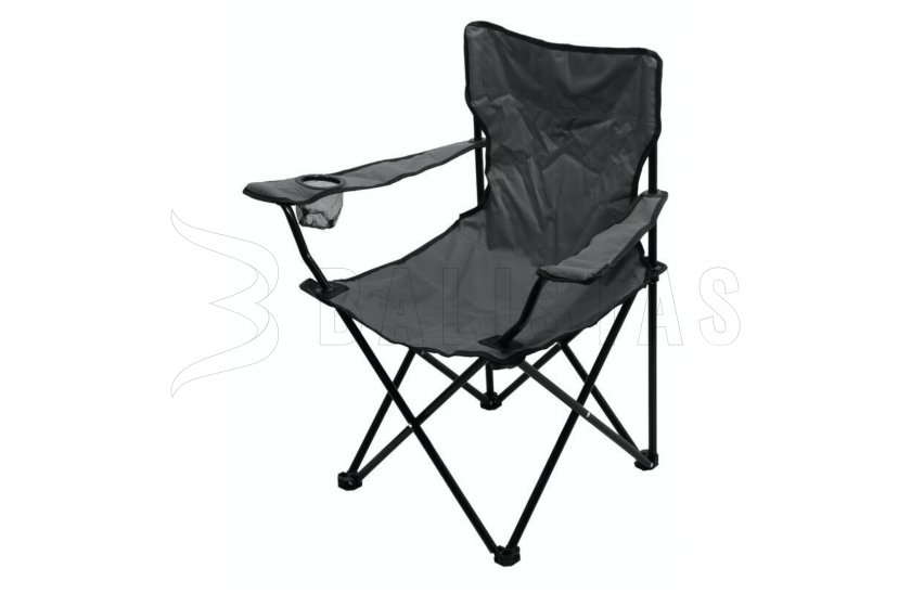 Silla de camping plegable BARI gris