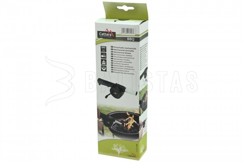 Soplador mecánico para barbacoa