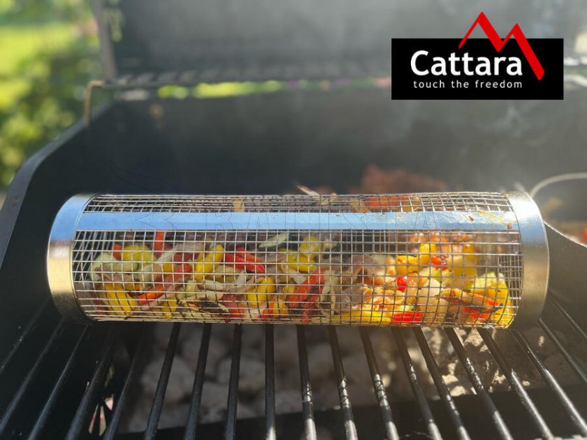 Cilindro de parrilla de acero inoxidable 9x30cm