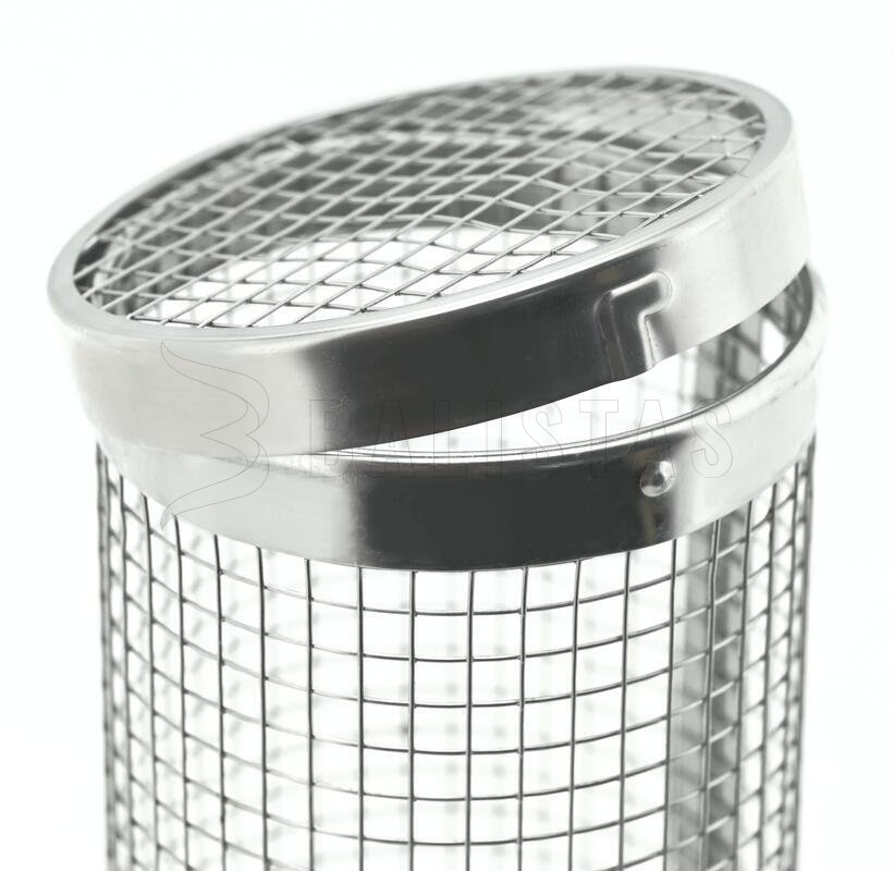 Cilindro de parrilla de acero inoxidable 9x30cm