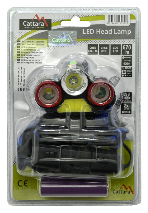 Frontal LED 670lm TRIO