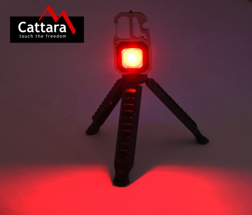 Linterna COB 600lm MULTI TRIPOD con soporte