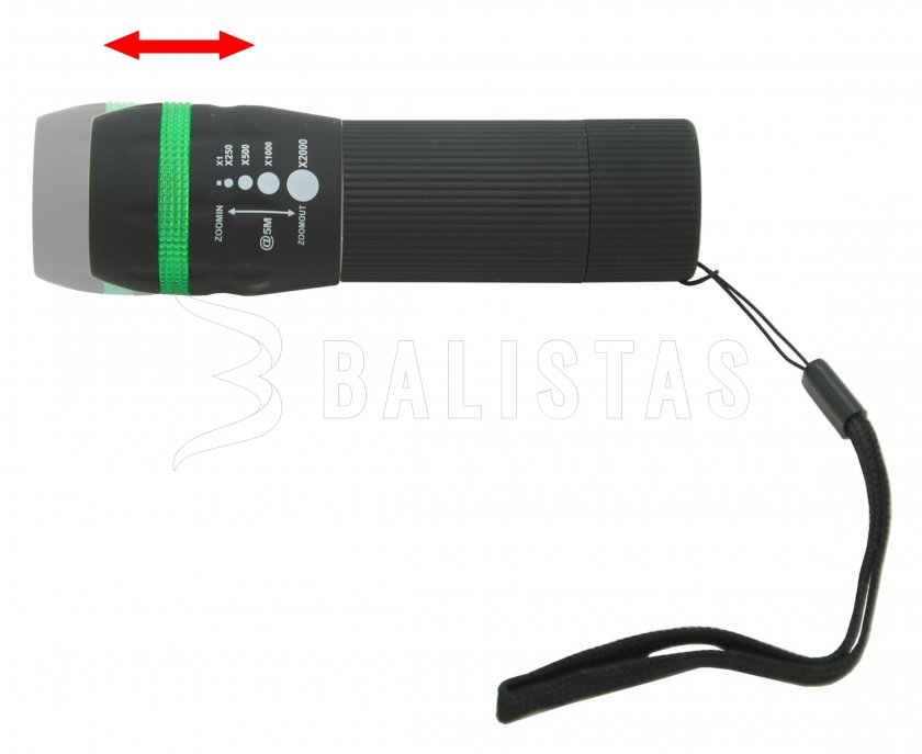 Linterna LED 50lm ZOOM