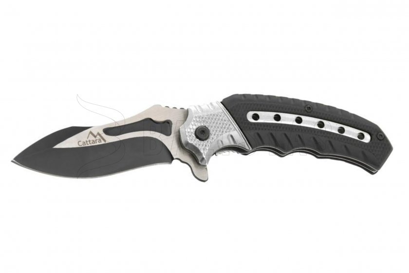 Cuchillo de cierre COBRA 20cm con cierre de seguridad plata