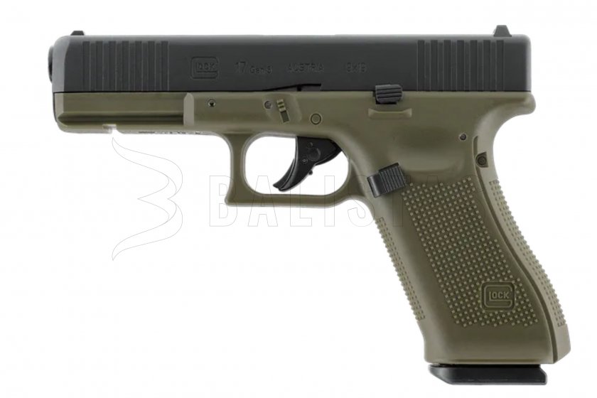 Pistola de aire comprimido Umarex Glock 17 Gen5 BlowBack Battlefield Green 4,5mm