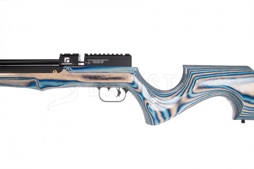 Carabina de aire comprimido Reximex Lyra azul/gris lamino 5,5mm