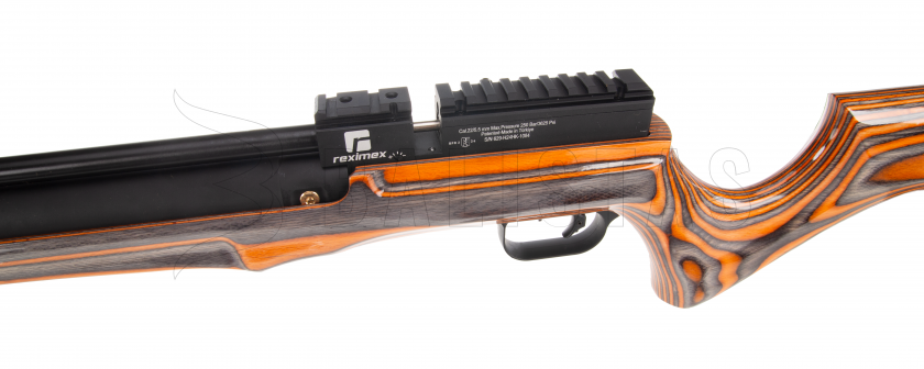 Carabina de aire comprimido Reximex Lyra naranja/gris lamino 5,5mm