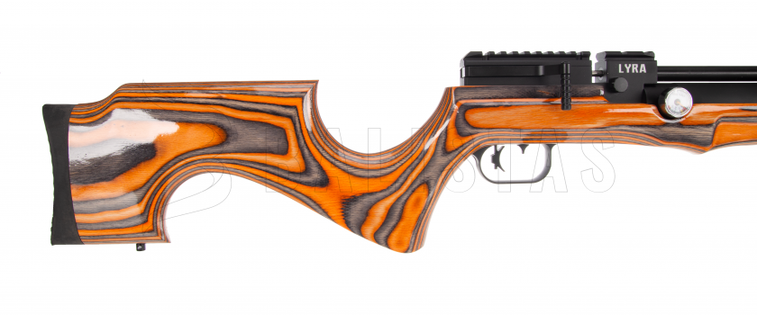 Carabina de aire comprimido Reximex Lyra naranja/gris lamino 5,5mm