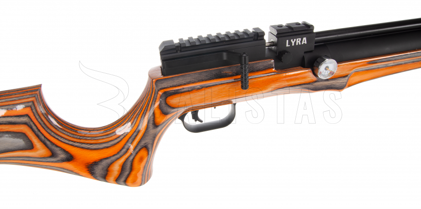 Carabina de aire comprimido Reximex Lyra naranja/gris lamino 5,5mm