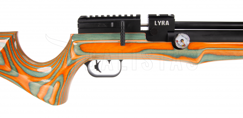Carabina de aire comprimido Reximex Lyra naranja/verde lamino 5,5mm