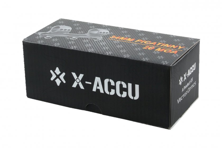 Montura Vector Optics X-ACCU 20 MOA de una pieza 22mm/30mm media