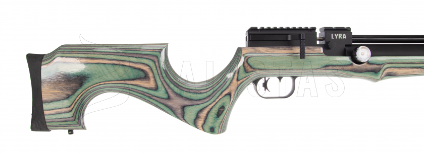 Carabina de aire comprimido Reximex Lyra verde/gris lamino 5,5mm