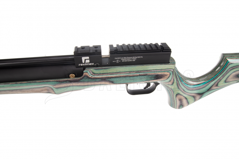 Carabina de aire comprimido Reximex Lyra verde/gris lamino 5,5mm