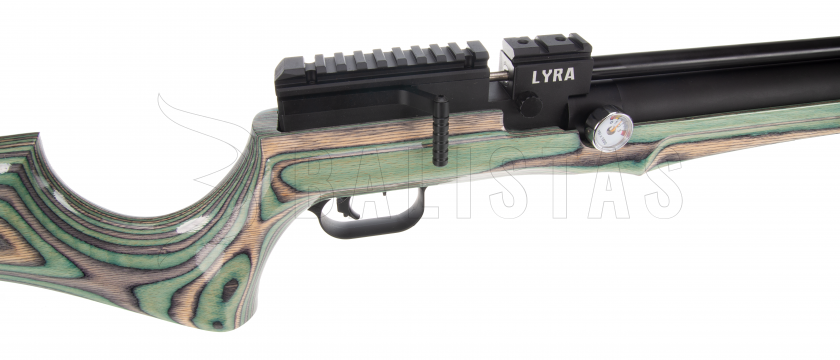 Carabina de aire comprimido Reximex Lyra verde/gris lamino 5,5mm