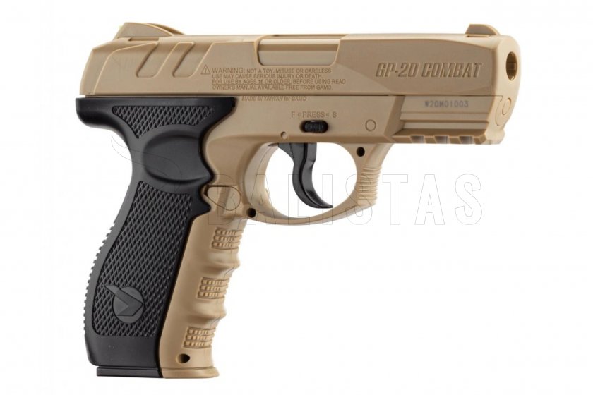 Pistola de aire comprimido Gamo GP-20 Combat Desert 4,5mm