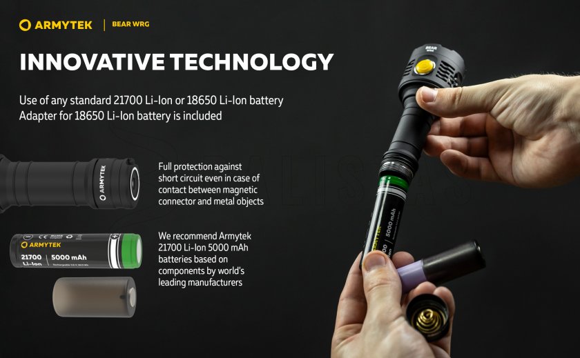 Linterna multifunción Armytek Bear WRG