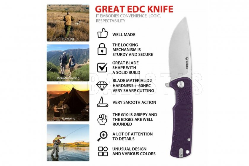 Cuchillo de cierre Ganzo G769-BK