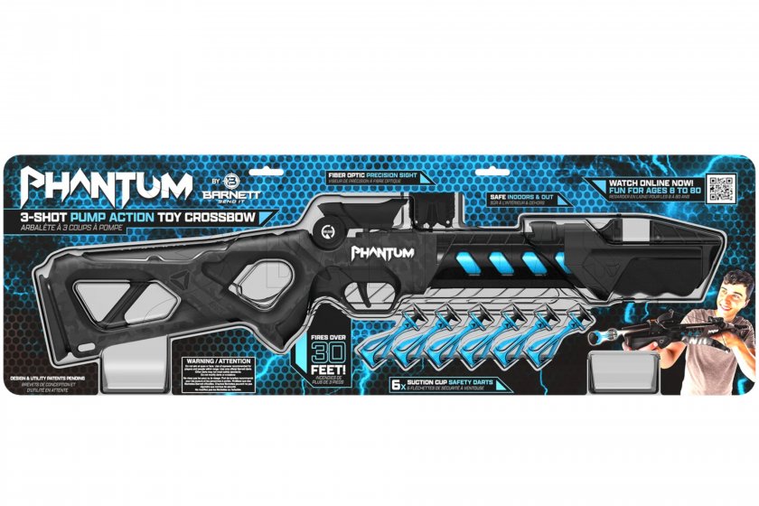 Ballesta para dardos de ventosa Barnett Phantum Black/Blue