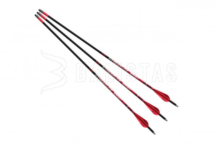 Juego de flechas Barnett HyperFlite red/white 20" 3 uds