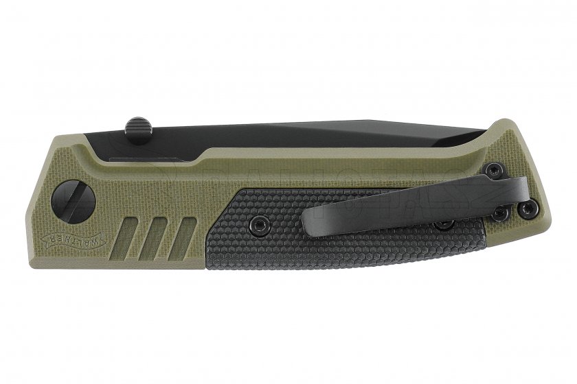 Cuchillo Walther PDP Tanto serrado OD verde