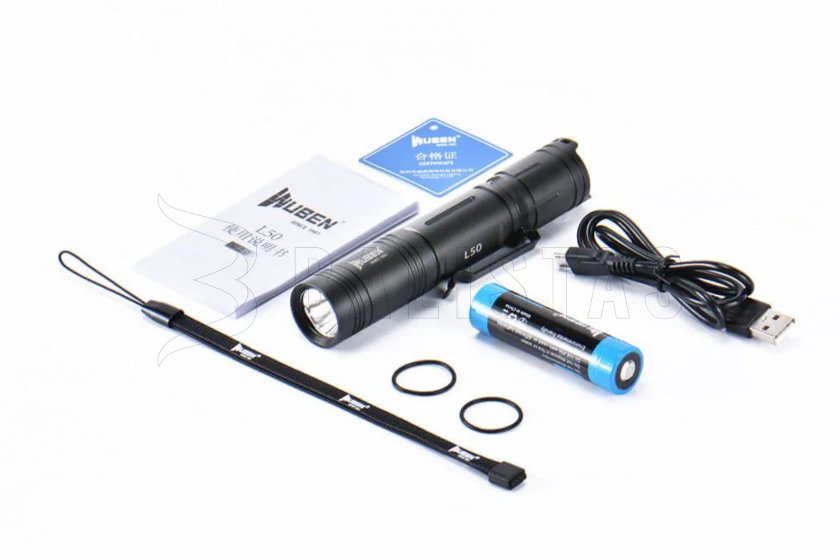 Linterna Wuben L50 negra