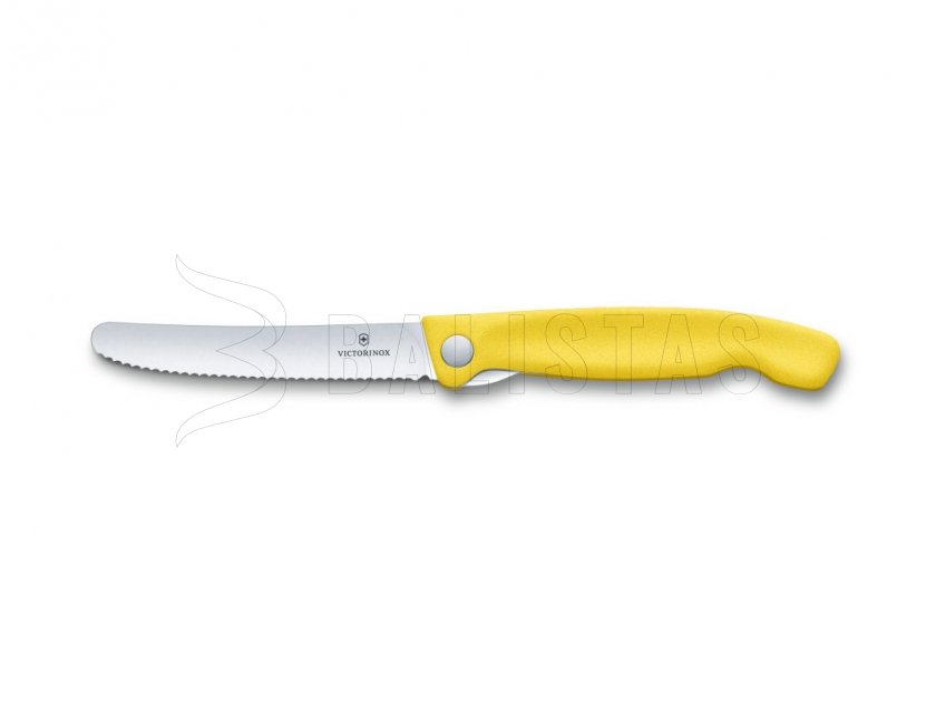 Cuchillo para verduras Victorinox de hoja ondulada Amarillo