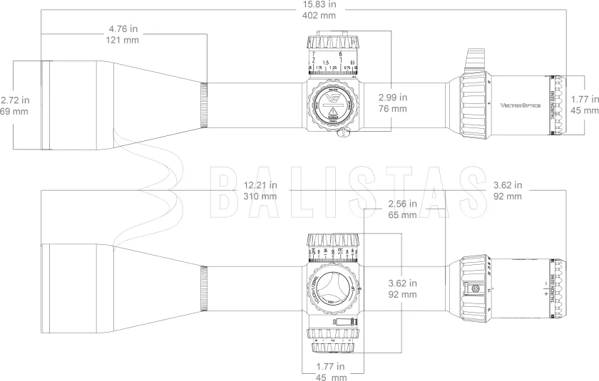 Puškohled Vector Optics Tauron 5-50x60 ED SFP 11.webp
