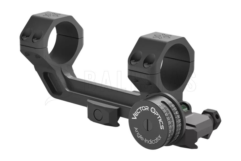 Montura Vector Optics de una pieza 22mm/30mm Cantilever con nivel de burbuja 2