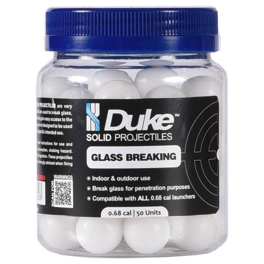 Bolas Duke Glass Breaking Solid Projectile .68 50 uds.