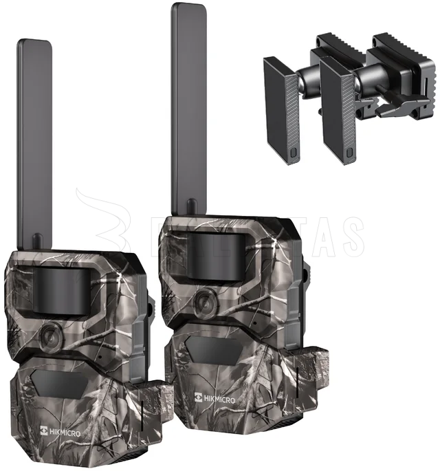 Cámara de fototrampeo HIKMICRO T16 - juego de 2 uds. + soportes