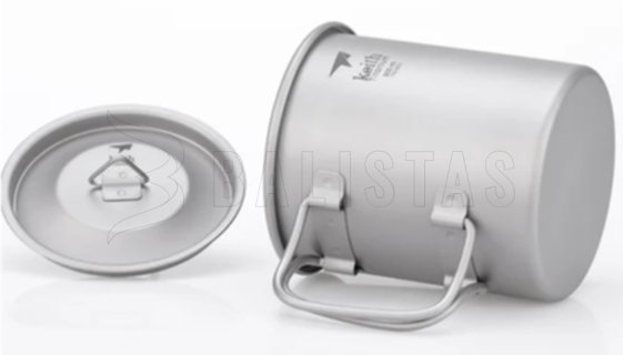 Taza de titanio Keith con tapa 300ml 5