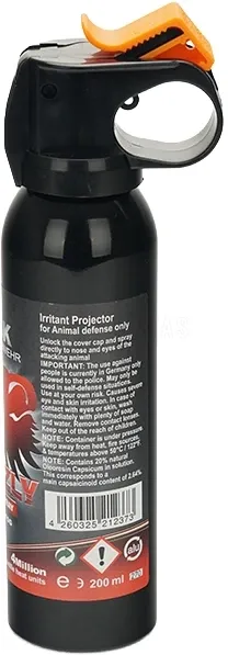 Spray de pimienta para osos KKS VESK Grizzly 200ml 2